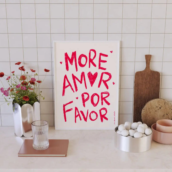 Affiche A3 – More Amor Por Favor ❤️