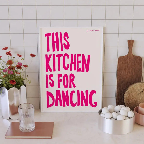 Affiche A3 – This Kitchen Is For Dancing