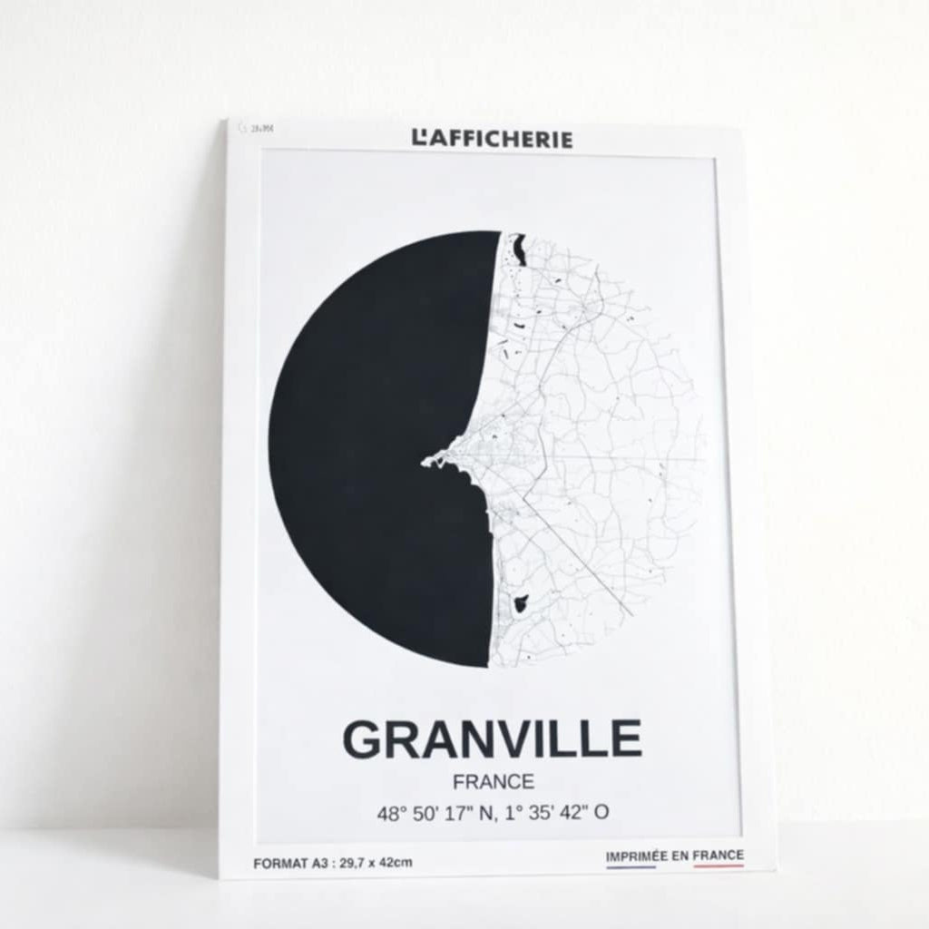 Affiche A3 – Plan de Granville
