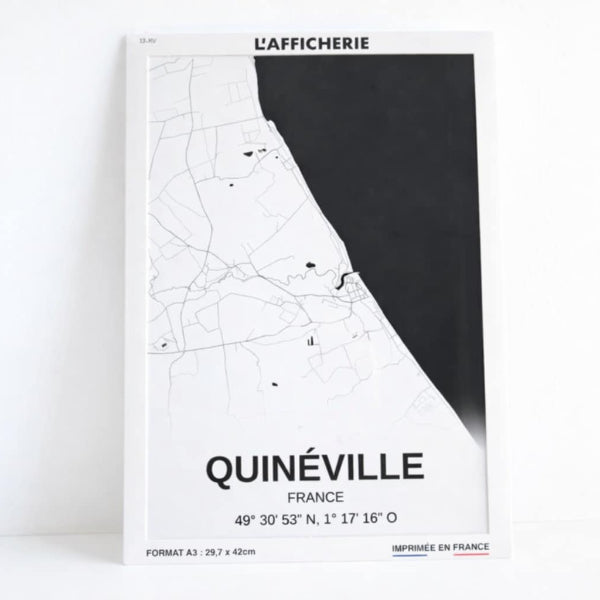 Affiche A3 – Plan de Quinéville