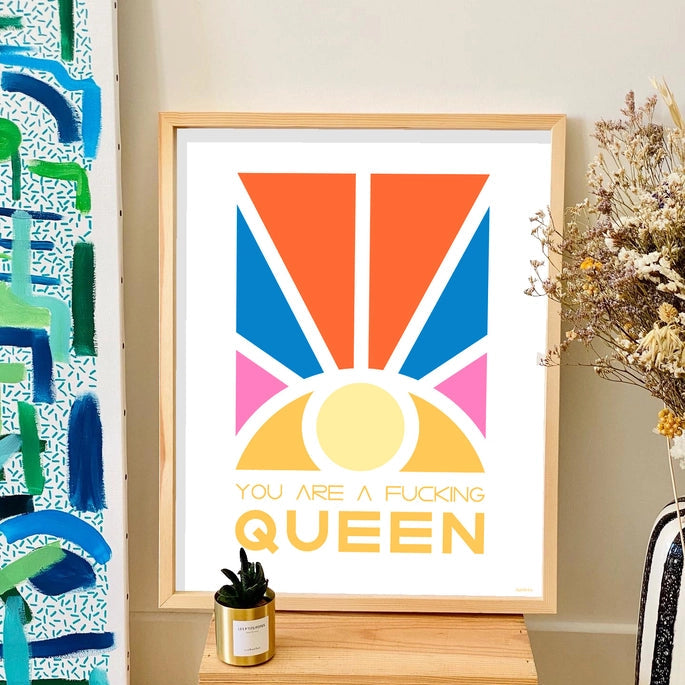 Affiche 30 × 40 cm – Fucking Queen 👑