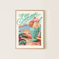 Affiche Hot Summer – Décoration murale 30 x 40 cm ☀️