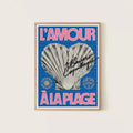 Affiche L’Amour à la plage – Décoration murale 30 x 40 cm 🌊