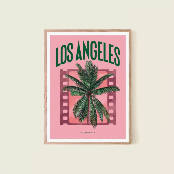 Affiche Los Angeles – Décoration murale 30 x 40 cm 🌴