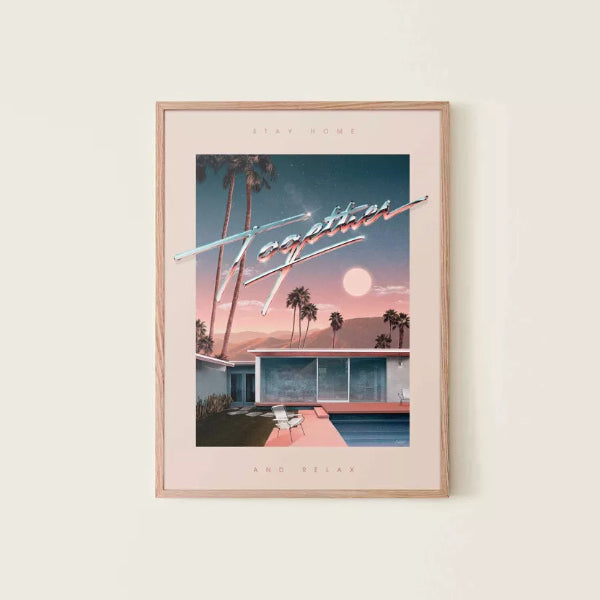 Affiche Together – Décoration murale 30 x 40 cm 🤍
