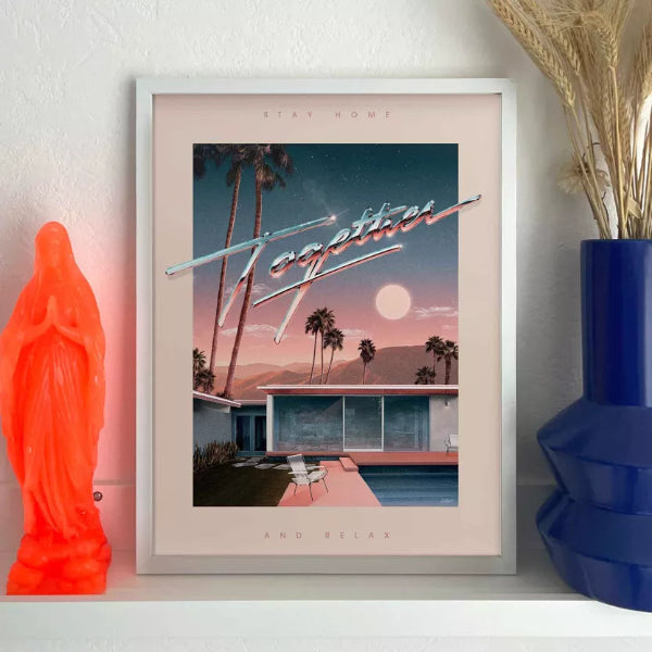 Affiche Together – Décoration murale 30 x 40 cm 🤍