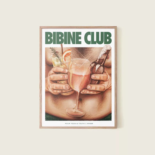 Affiche "Bibine Club" 30x40cm - Dear Bill