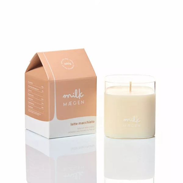 Bougie Milk Latte Macchiato – Bougie Parfumée Café – 300 g