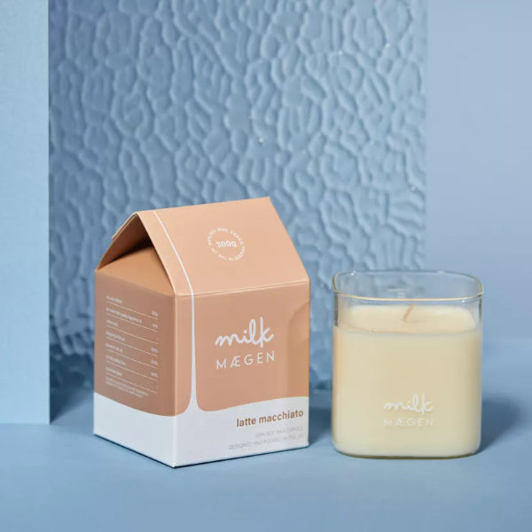 Bougie Milk Latte Macchiato – Bougie Parfumée Café – 300 g