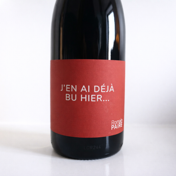 J’en ai déjà bu hier 2023 – Romain Paire | Vin de France Rouge