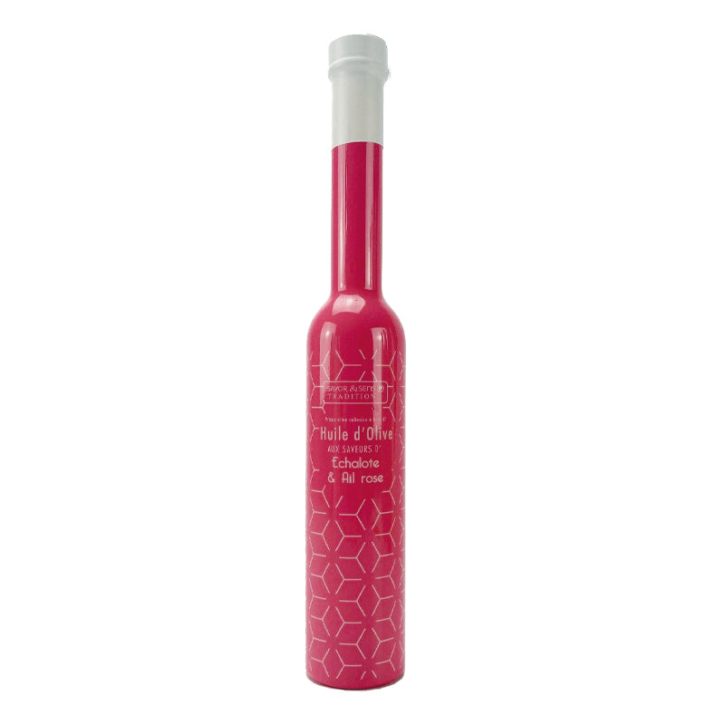 Huile d’Olive Échalote & Ail – Assaisonnement Gourmand