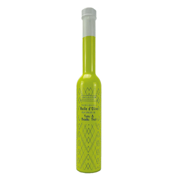 Huile d’Olive Yuzu & Basilic Thaï – Assaisonnement Exotique