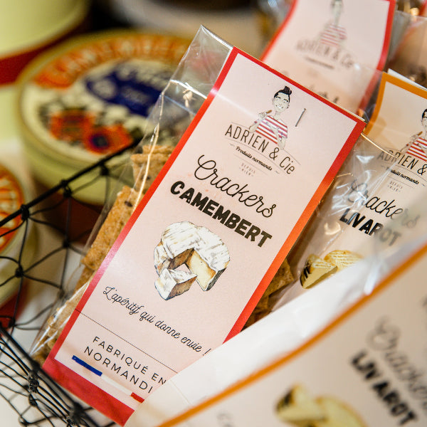 Crackers au camembert - Adrien & Cie