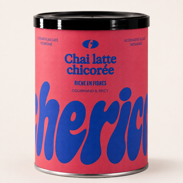 🌿✨ Cherico Chaï Latte Bio Sans Caféine – Boisson Instantanée à la Chicorée & Épices Chaï 450 g