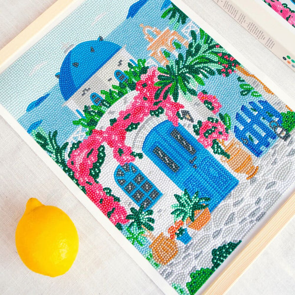💎 Coffret Petit Diamond Greek Island – Kit Créatif Diamond Painting 🇬🇷✨
