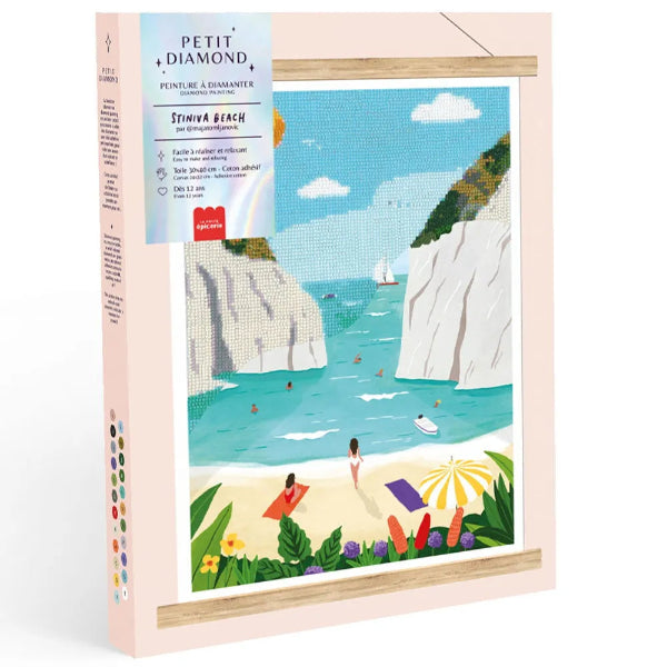 💎 Coffret Petit Diamond Stivina Beach – Diamond Painting Maja Tomljanovic 🌊✨