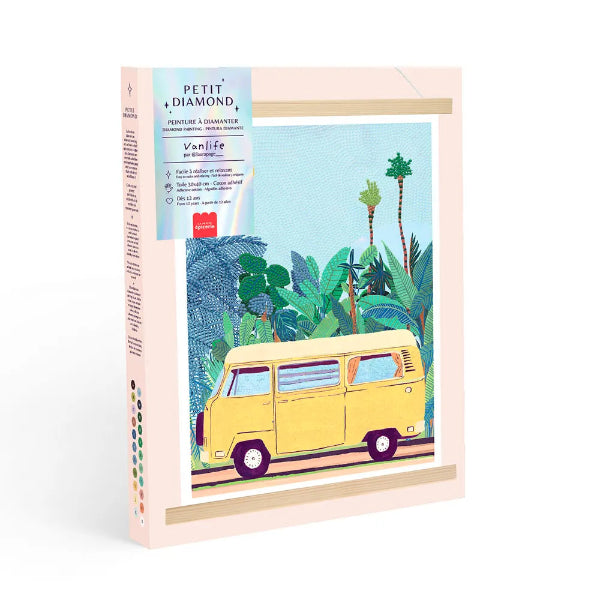 💎 Coffret Diamond Painting Van Life – Kit Créatif Road Trip 🚐✨