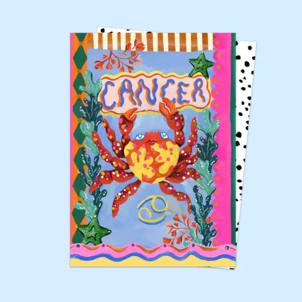 Carte du zodiaque Cancer - Eleanor Bowmer