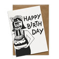 Carte de vœux Happy Birthday – Helen B 🎂 Carte illustrée