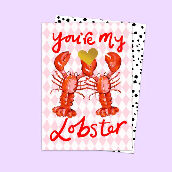 Carte You're My Lobster – Carte illustrée 💌🦞