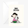 🤗 Carte Double Peanuts « Big Hugs » avec Snoopy