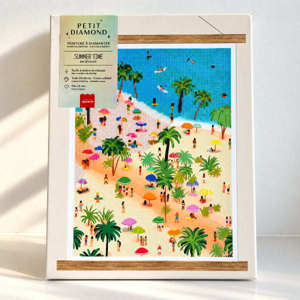 💎 Coffret Petit Diamond Summer Time  | Kit Diamond Painting La Petite Épicerie