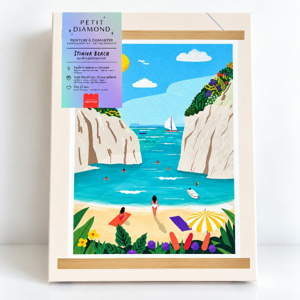 💎 Coffret Petit Diamond Stivina Beach – Diamond Painting Maja Tomljanovic 🌊✨