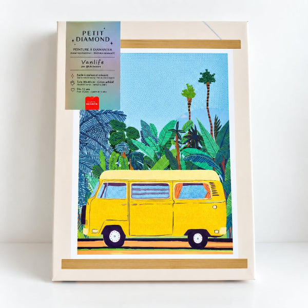 💎 Coffret Diamond Painting Van Life – Kit Créatif Road Trip 🚐✨