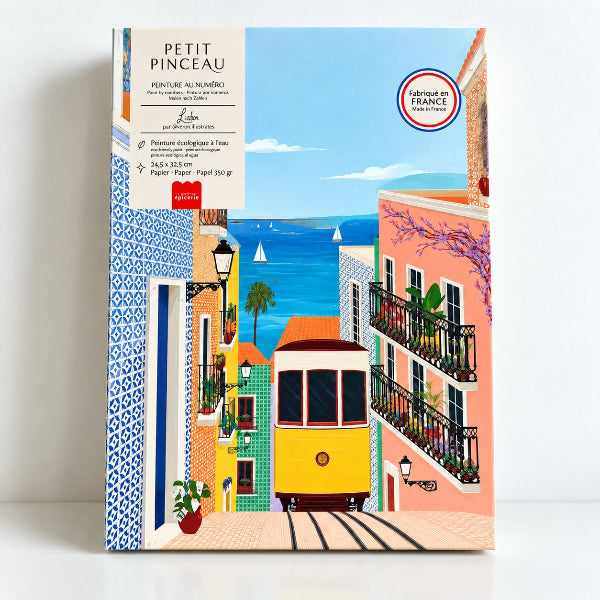 Coffret peinture au numéro – Lisbon Tram par Vero Illustrates