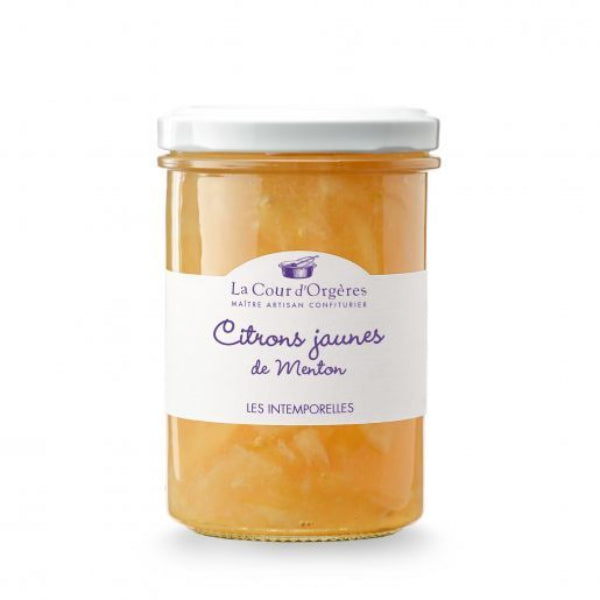 Confiture de Citrons de Menton – La Cour d’Orgères | Épicerie Fine Artisanale