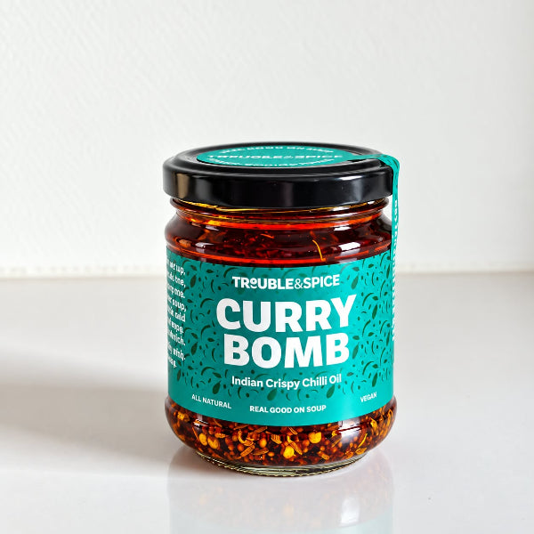 Curry Bomb – Huile croustillante épicée indienne