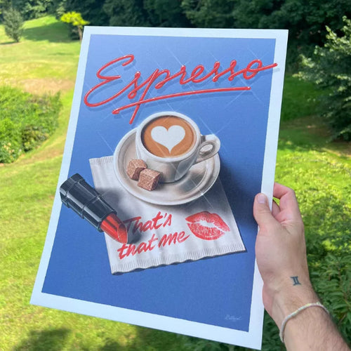 Affiche "Expresso" 30x40cm - Dear Bill