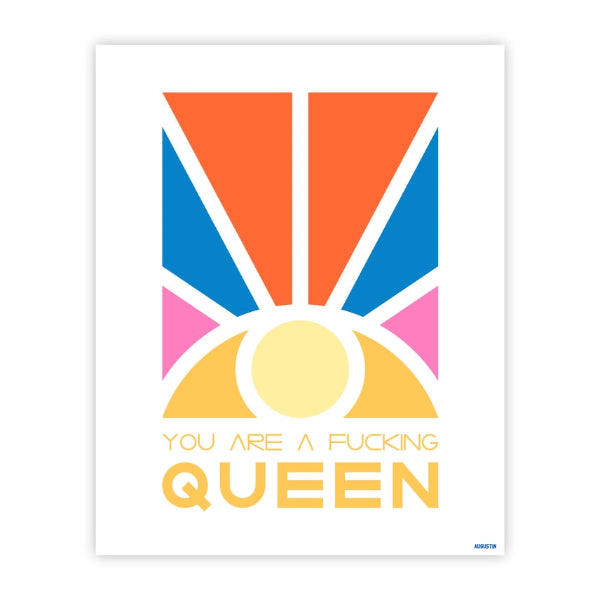 Affiche "Queen" 30x40cm - Augustin