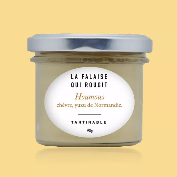 Houmous, chèvre, yuzu de Normandie - La Falaise qui Rougit