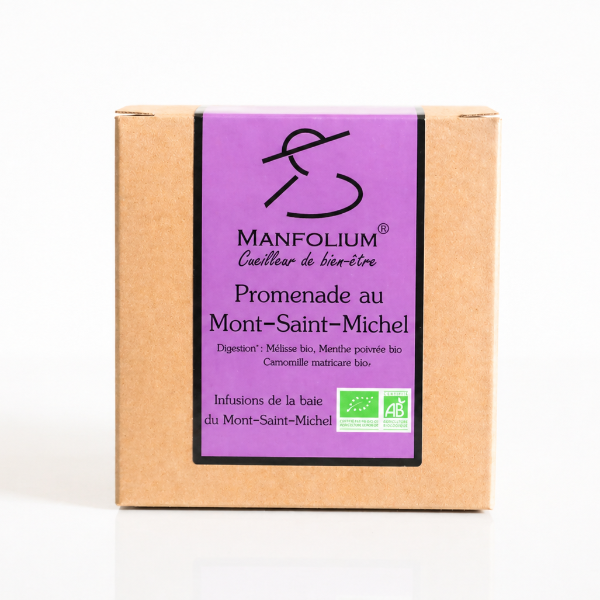 Promenade au Mont-Saint-Michel 🌊 – Infusion bio Manfolium douce et digestive