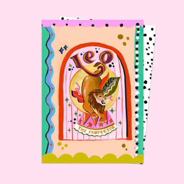 Carte du zodiaque Lion - Eleanor Bowmer