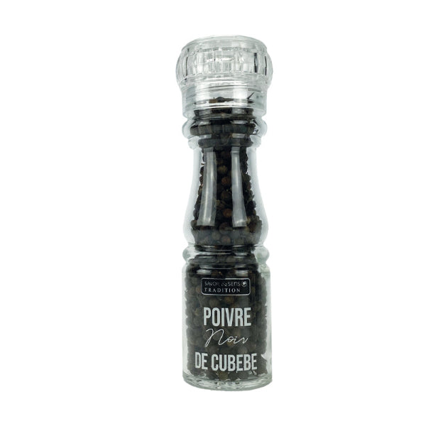 Moulin à Poivre Cubèbe d’Indonésie Rechargeable – Poivre Aromatique