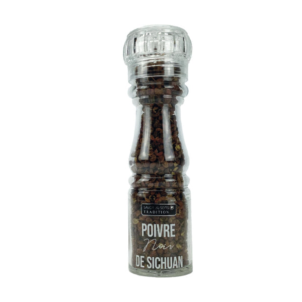 Moulin à Poivre Rouge Sichuan de Chine Rechargeable – Poivre Aromatique