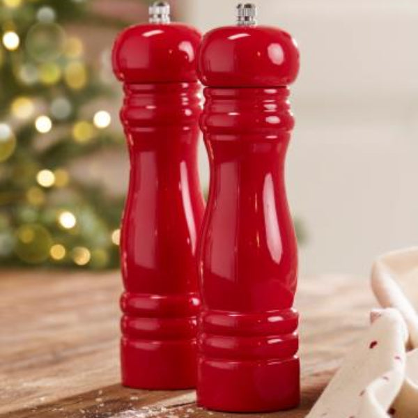Duo moulins à sel et poivre rouges – Ib Laursen 🧂
