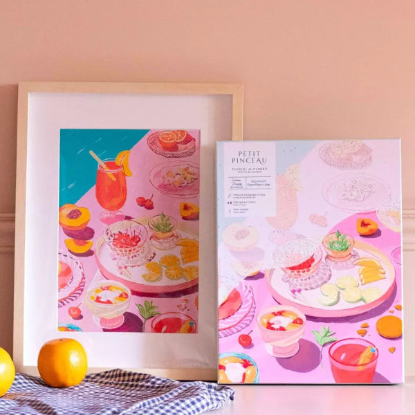 Coffret peinture au numéro - Petit Pinceau - Summer Dreams par Sun Lee