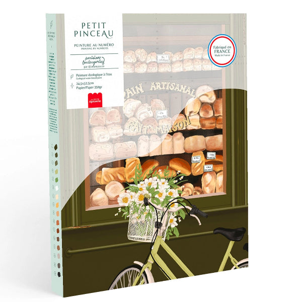 Coffret peinture au numéro - Petit Pinceau - Boulangeries Parisiennes par Ananya Bhandari