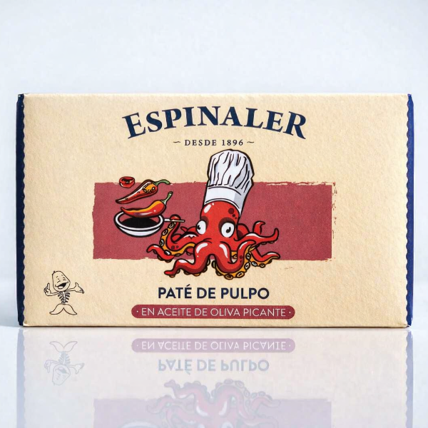Pâté de Poulpe Épicé Espinaler 82g – Tapas de la Mer