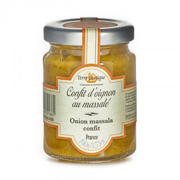 Confit d’Oignons au Massalé Terre Exotique – Condiment Épicé