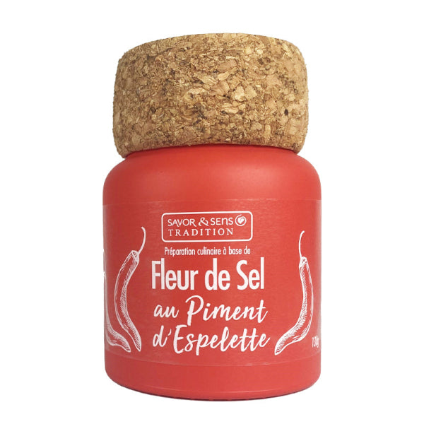 Fleur de Sel au Piment d’Espelette – Sel Aromatique du Pays Basque