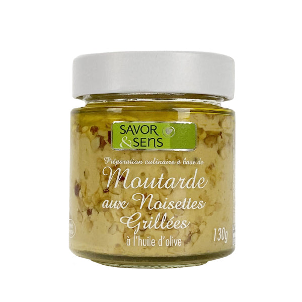 Moutarde aux Noisettes Grillées – Condiment Gourmand et Raffiné