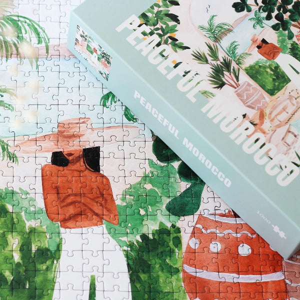 Puzzle Peaceful Morocco – 1000 pièces 🧩🌿