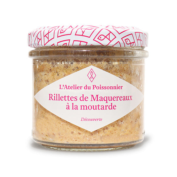 Rillettes de Maquereaux à la Moutarde – L’Atelier du Poissonnier – 90 g