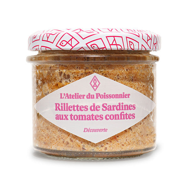 Rillettes de Sardine aux Tomates Confites – L’Atelier du Poissonnier – 90 g