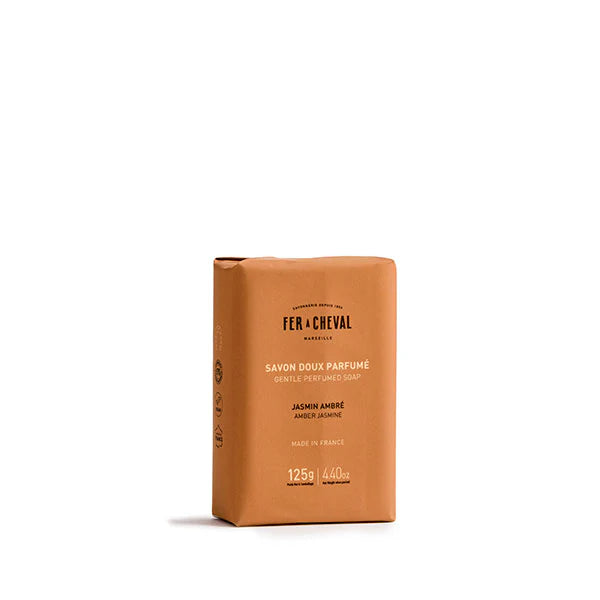 🫧 Savon de Marseille Jasmin Ambré – Fer à Cheval Surgras 97% Naturel 🌸✨