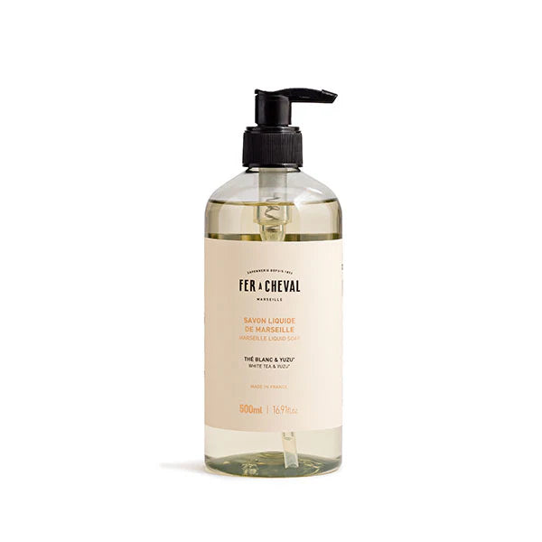 🫧 Savon de Marseille Thé Blanc & Yuzu – Fer à Cheval 97% Naturel 🍃✨